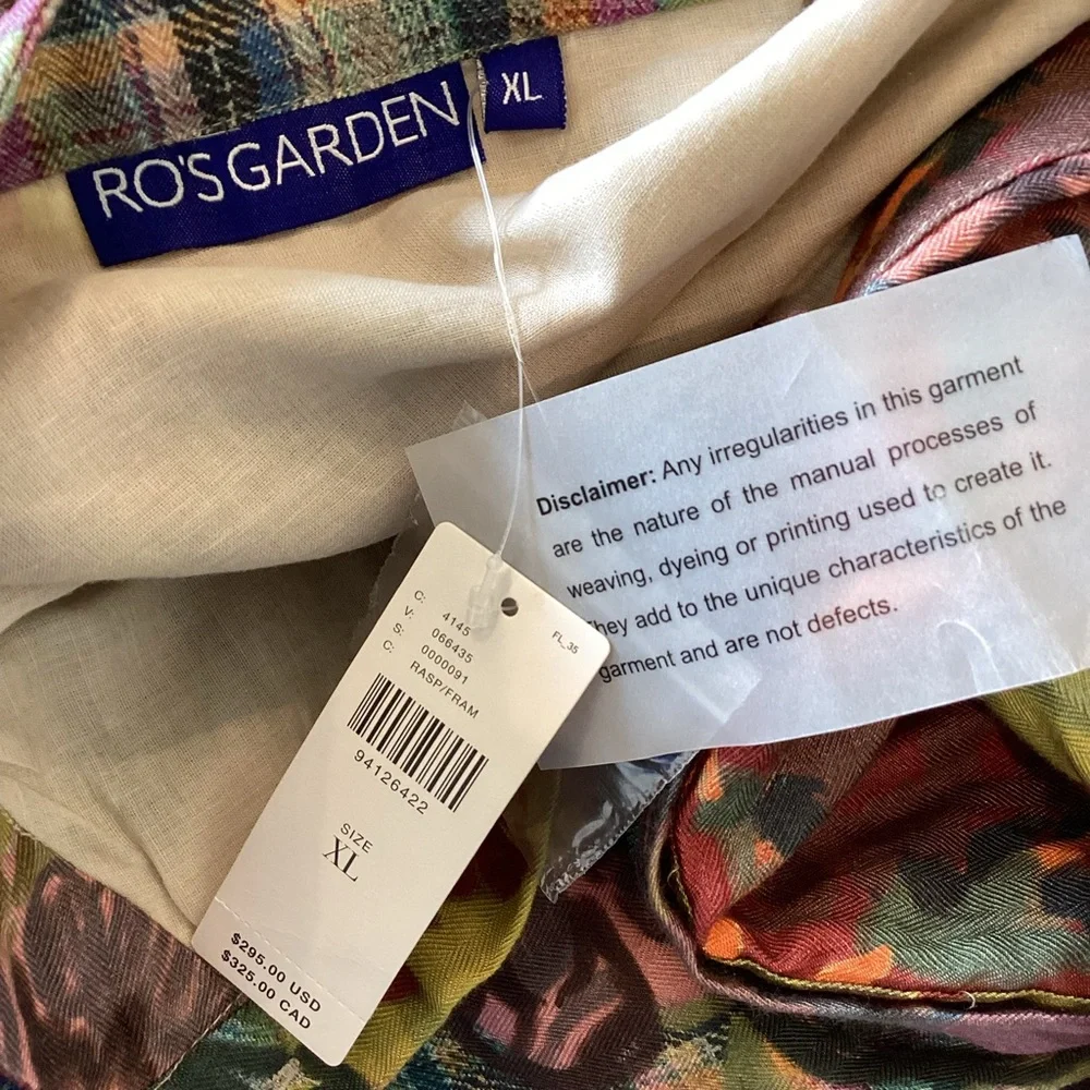 Anthropologie Multicolor Plaid and Floral Dress - Picture 12 of 12